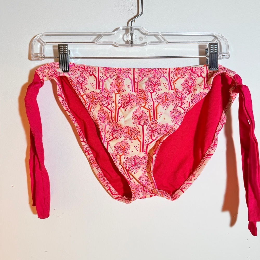 Mossimo Pink and Cream Patterned Swim Bottoms